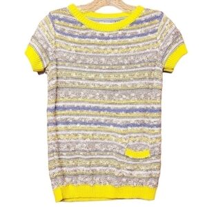 Anthropologie | Women's Giuliana Leila Wool Blend Striped Sweater (Size Small)